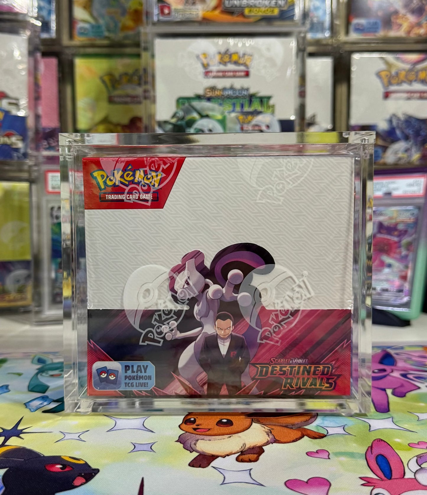 ShieldVault™ 5mm Magnetic Acrylic Booster Box Case | Premium TCG Display