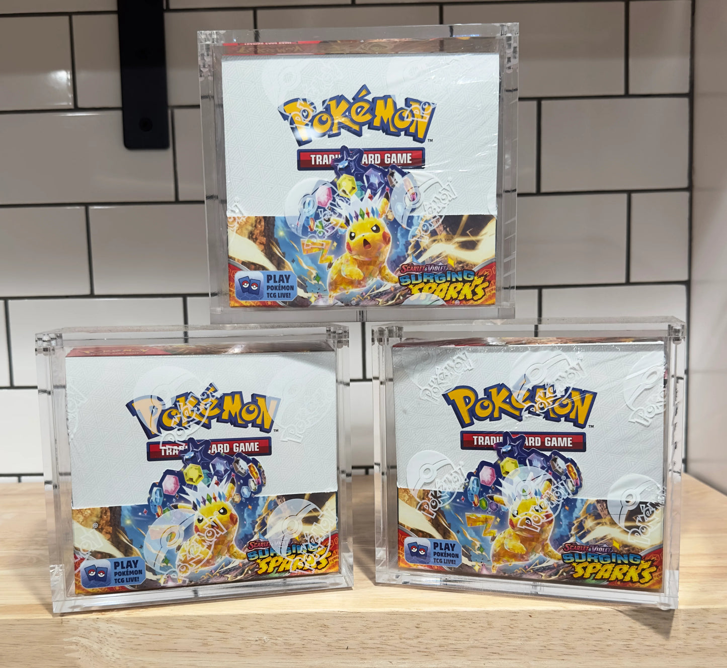 ShieldVault™ 5mm Magnetic Acrylic Booster Box Case | Premium TCG Display