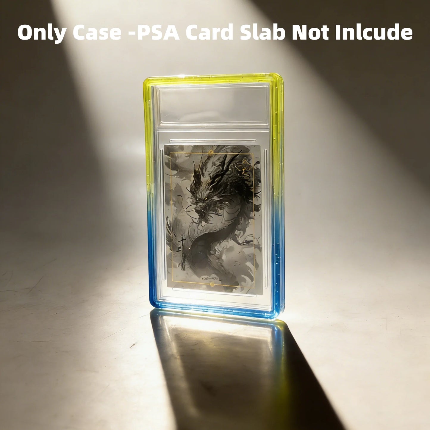 ShieldVault - Glitter TPU Slab Bumper Guard with Clear Back for PSA 35PT Graded Trading Card