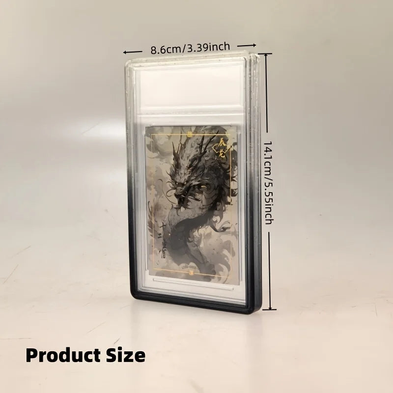 ShieldVault - Glitter TPU Slab Bumper Guard with Clear Back for PSA 35PT Graded Trading Card