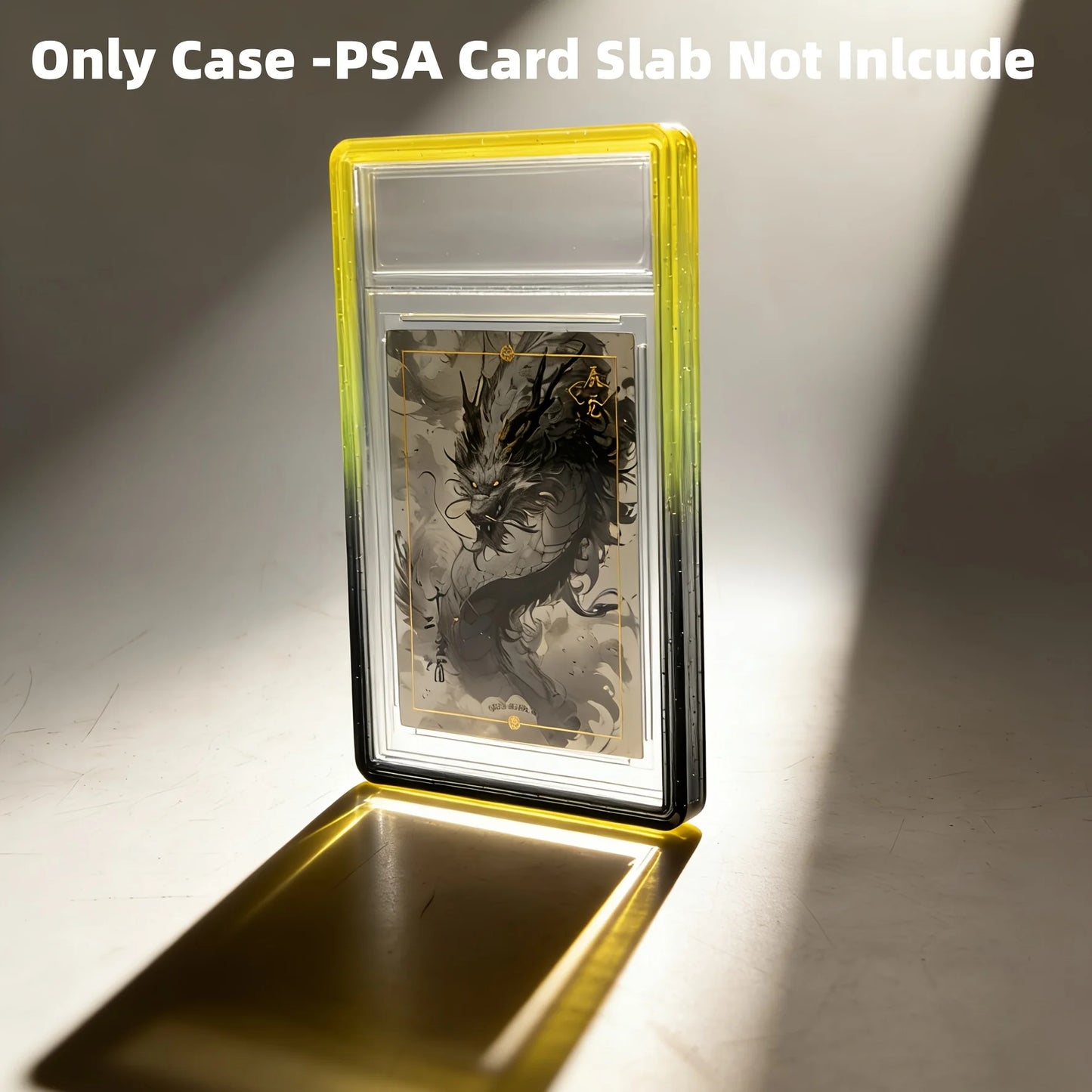ShieldVault - Glitter TPU Slab Bumper Guard with Clear Back for PSA 35PT Graded Trading Card