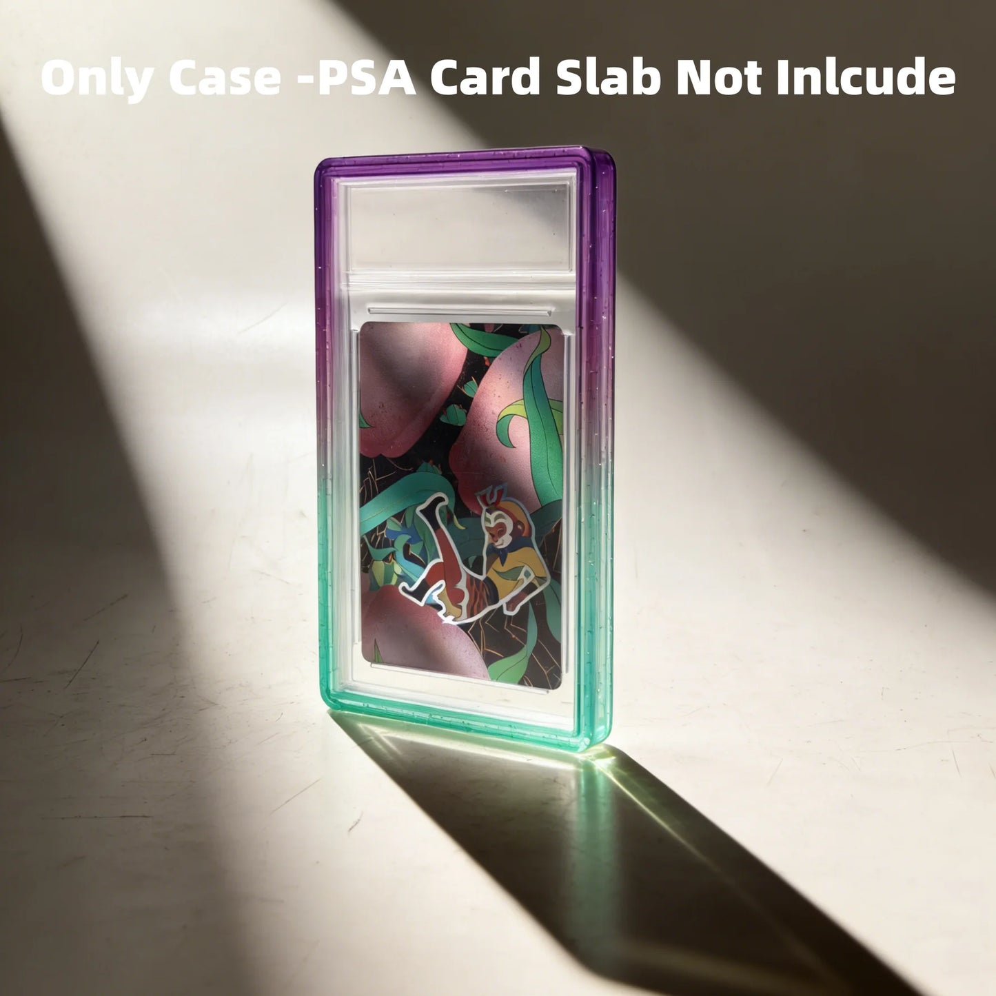 ShieldVault - Glitter TPU Slab Bumper Guard with Clear Back for PSA 35PT Graded Trading Card