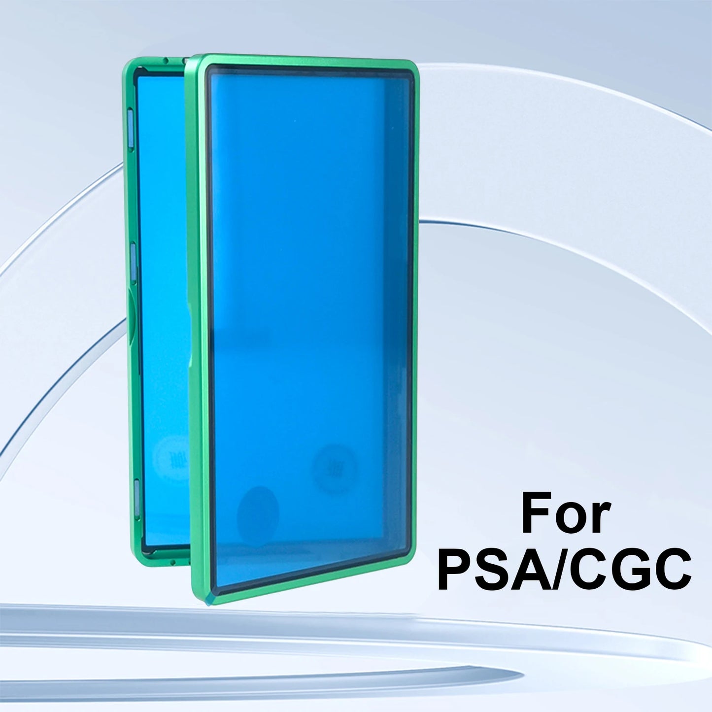 ShieldVault™ Titan Magnetic Slab Frame | Aluminum & UV Glass Protector for PSA, BGS, CGC Slabs