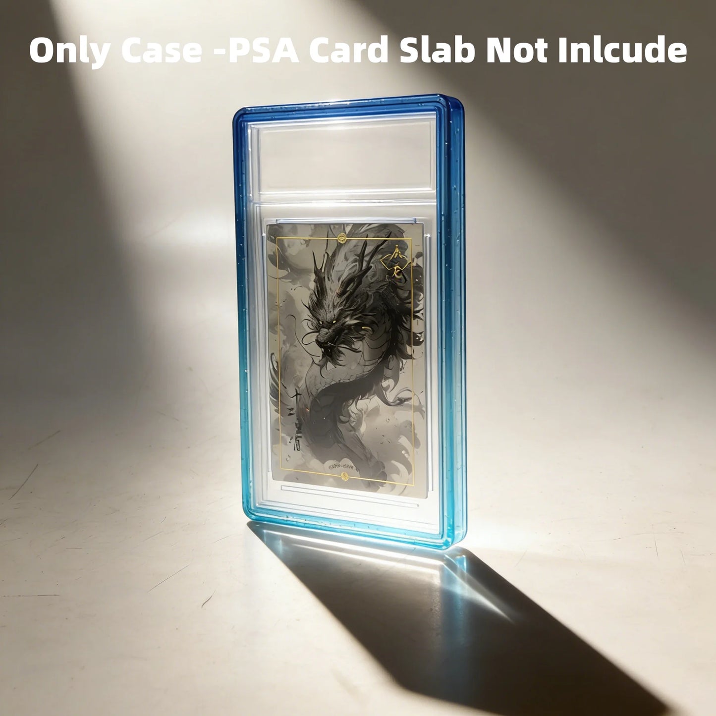 ShieldVault - Glitter TPU Slab Bumper Guard with Clear Back for PSA 35PT Graded Trading Card