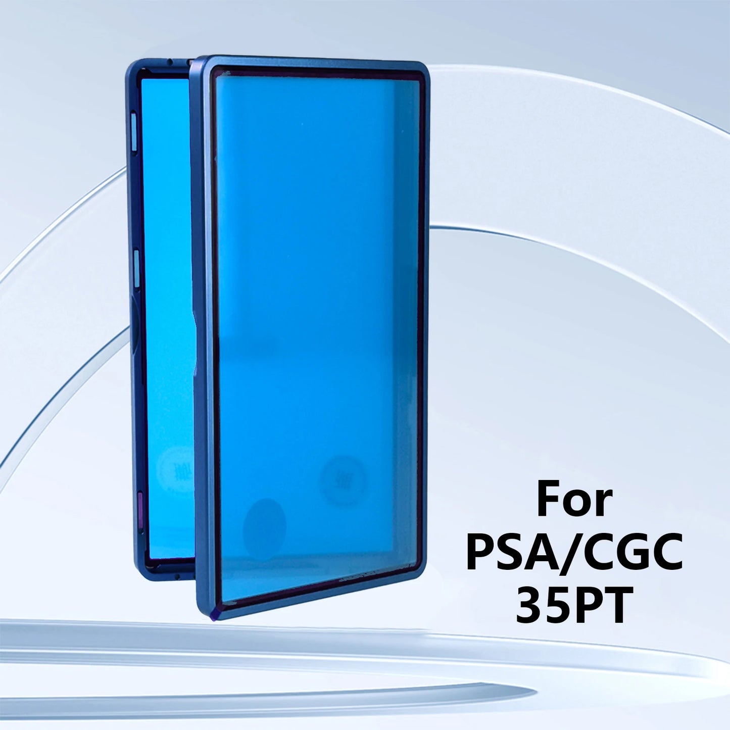 ShieldVault™ Titan Magnetic Slab Frame | Aluminum & UV Glass Protector for PSA, BGS, CGC Slabs