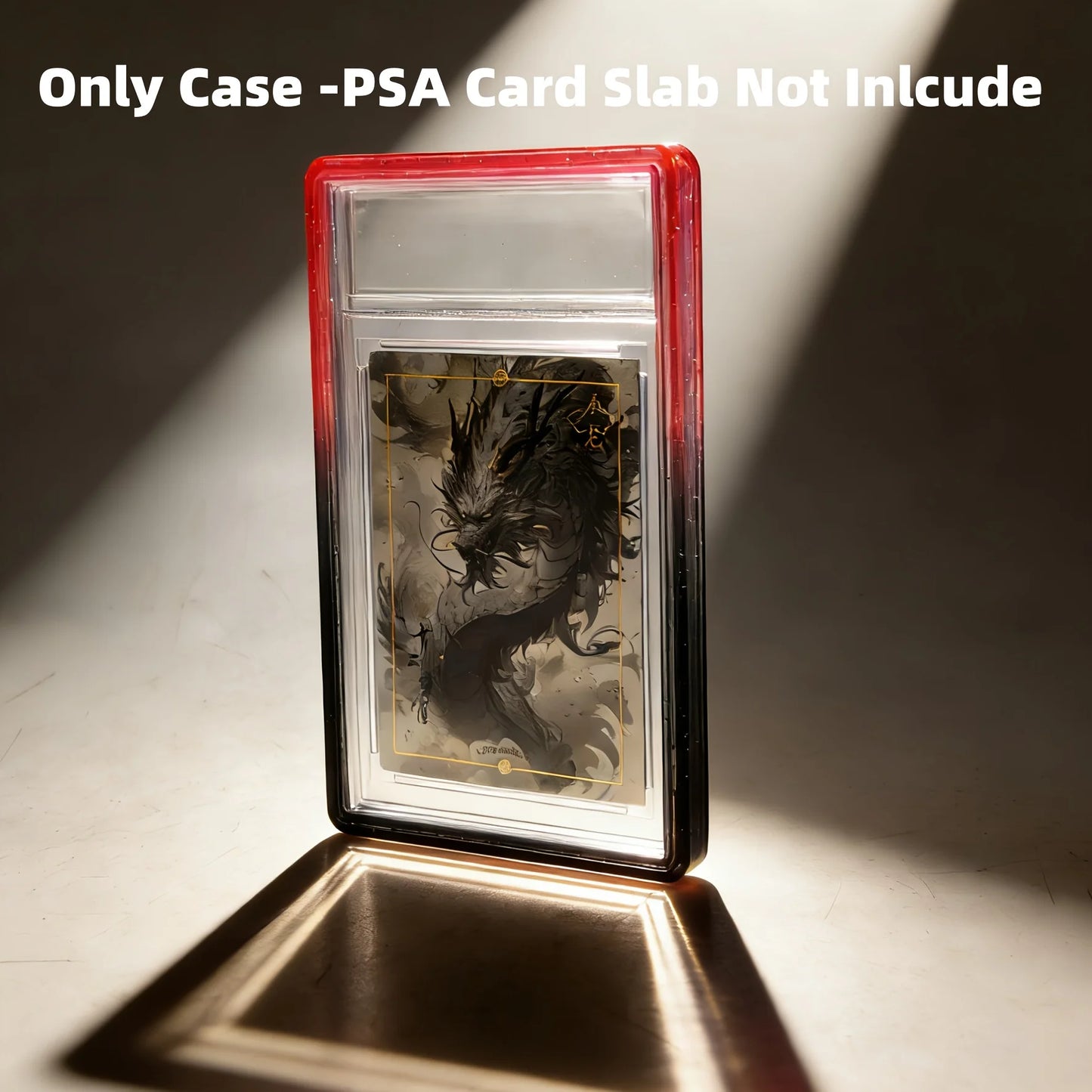 ShieldVault - Glitter TPU Slab Bumper Guard with Clear Back for PSA 35PT Graded Trading Card
