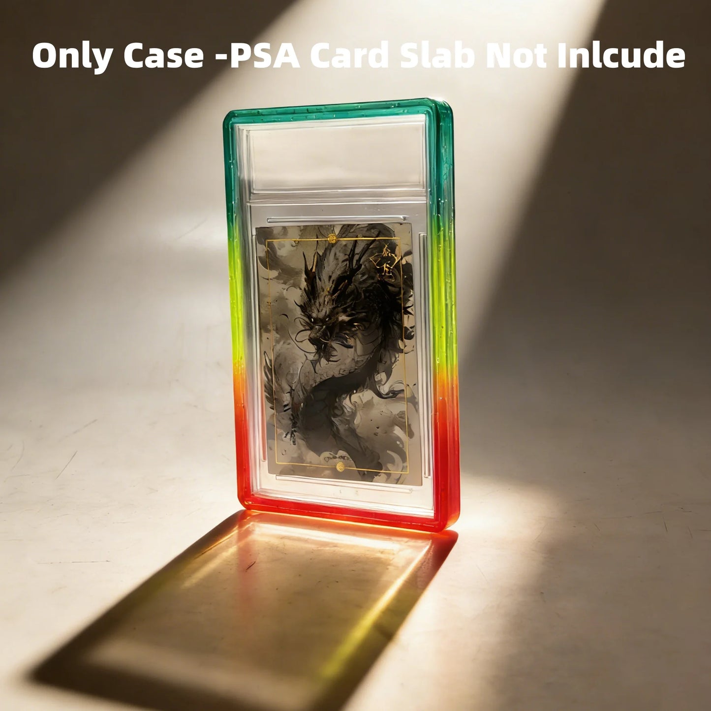 ShieldVault - Glitter TPU Slab Bumper Guard with Clear Back for PSA 35PT Graded Trading Card