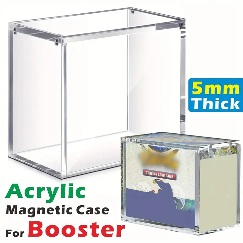 ShieldVault™ 5mm Magnetic Acrylic Booster Box Case | Premium TCG Display