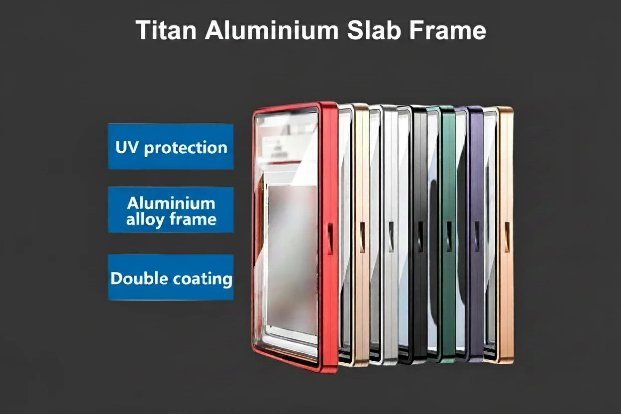ShieldVault™ Titan Magnetic Slab Frame | Aluminum & UV Glass Protector for PSA, BGS, CGC Slabs