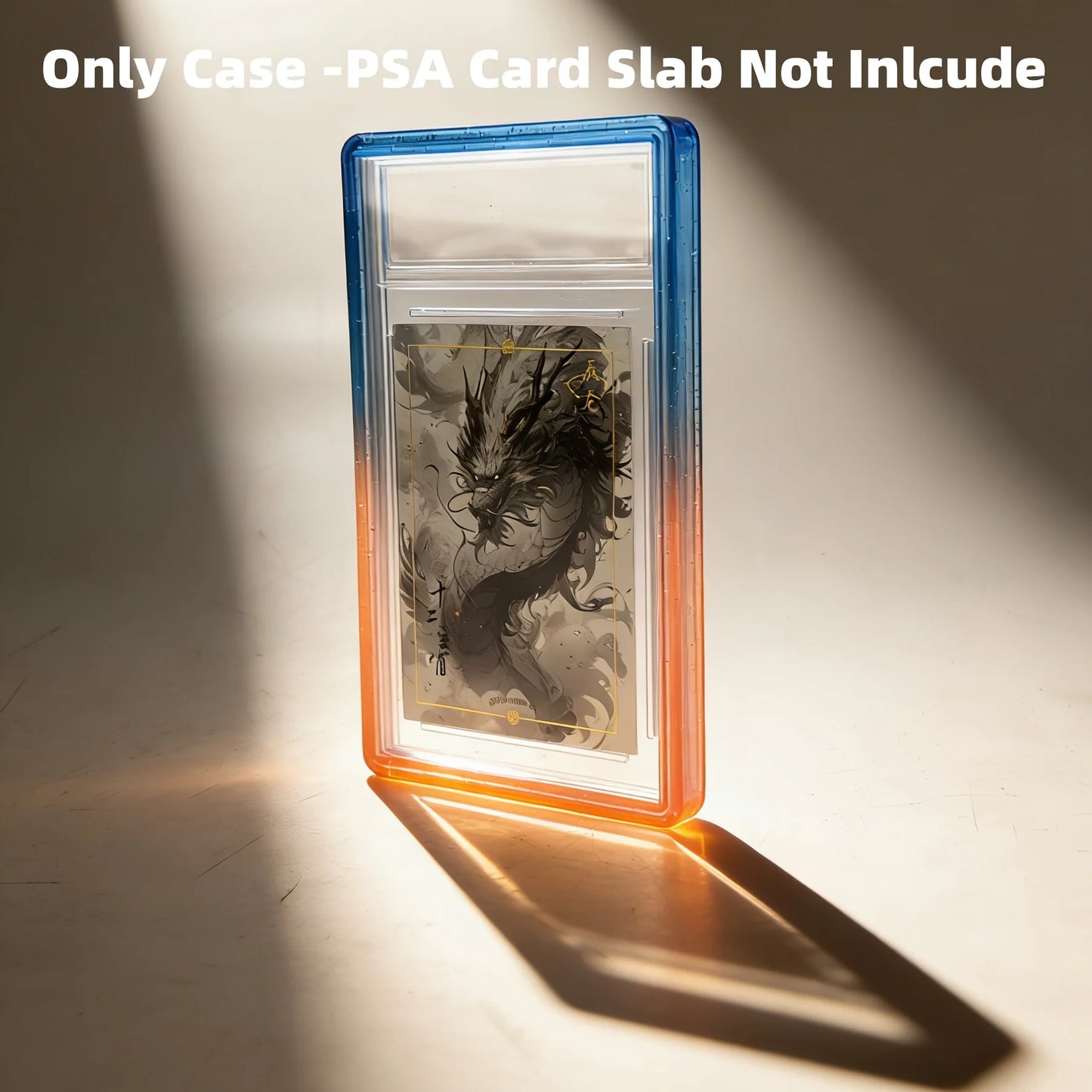 ShieldVault - Glitter TPU Slab Bumper Guard with Clear Back for PSA 35PT Graded Trading Card