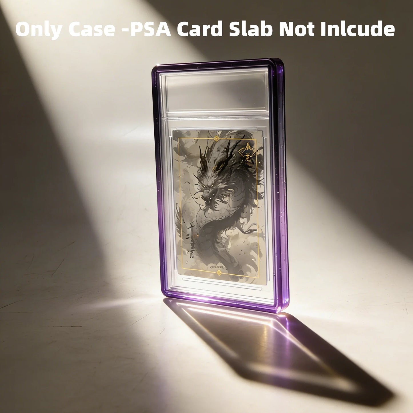 ShieldVault - Glitter TPU Slab Bumper Guard with Clear Back for PSA 35PT Graded Trading Card